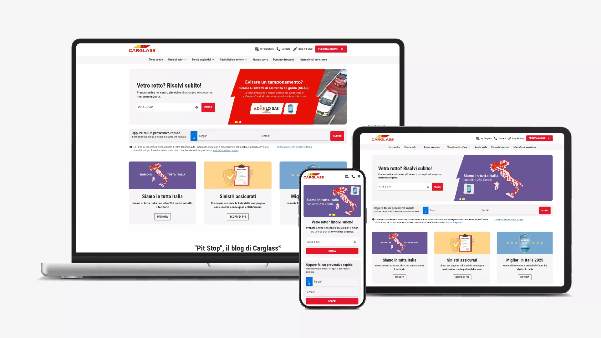 immagine blog nuovo sito di carglass italia